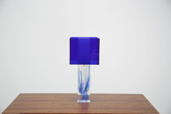 Abstract Swedish Lucite Table Lamp, 1970s.
