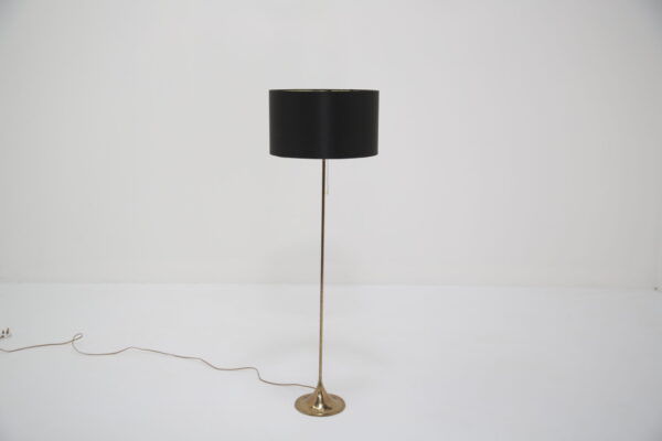 Vintage Swedish Brass Floor Lamp, Model G-025 by Alf Svensson for Bergboms, 1960s.