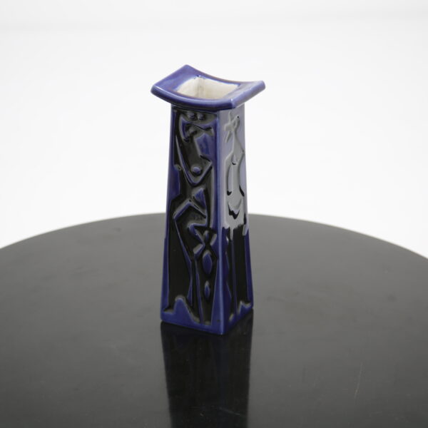 Vintage Glazed Stoneware Vase "Havanna" by Carl-Harry Stålhane for Rörstrand, Sweden, 1950s.