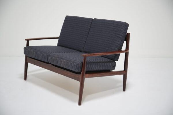 Danish Rosewood Two Seat Sofa attributed to Grete Jalk