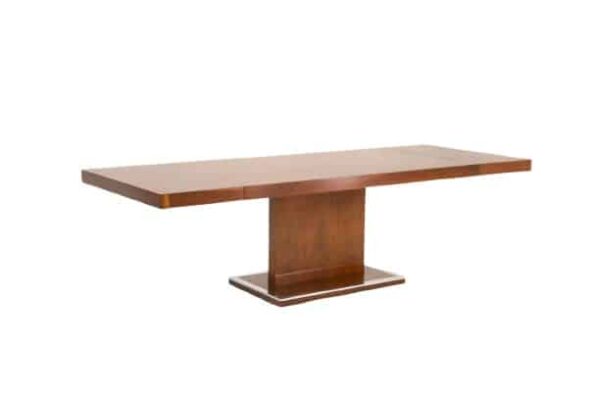 Mid Century Walnut and Chrome Dining Table by Founders, USA, 1960s.
