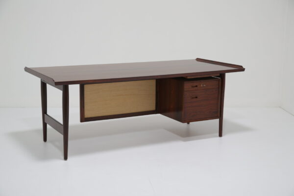 Vintage Danish Executive Rosewood Desk by Arne Vodder for Sibast Mobler, 1960s.