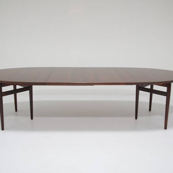 Vintage Rosewood Extending 10 Seater Dining Table 'Model 212' by Arne Vodder, 1960s.