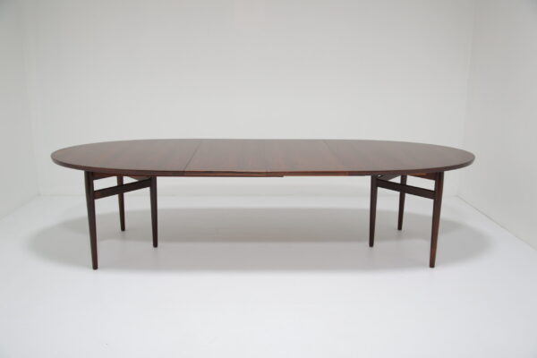 Vintage Rosewood Extending 10 Seater Dining Table 'Model 212' by Arne Vodder, 1960s.
