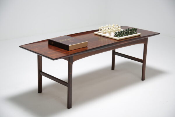 Folke Ohlsson "Frisco" rosewood coffee table.