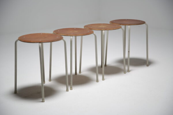 2 Plywood Top Stacking Stools