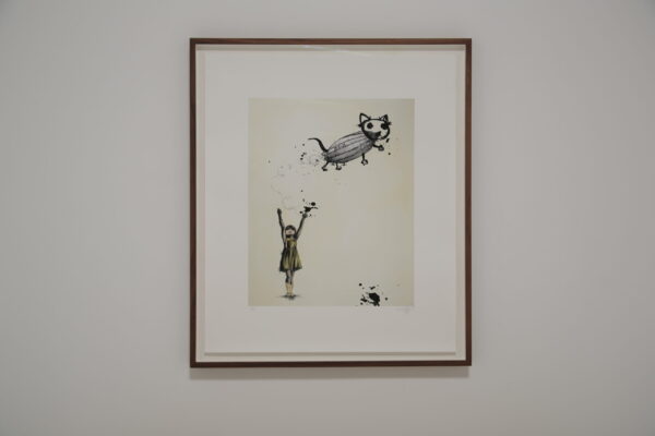 'And One Day Blimp Cat Floated Away' Limited Print by Candice Tripp, 2008.