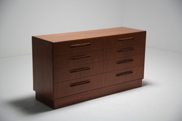 Teak Chest of Drawers Unit by Victor Wilkins for G-Plan, United Kingdom, 1970s.