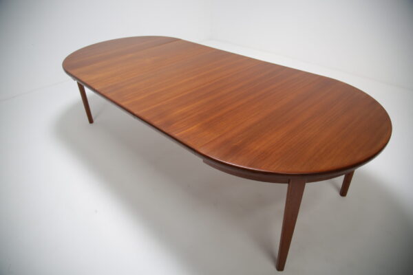Teak 10 Seat Extending Dining Table, Denmark, 1960s.