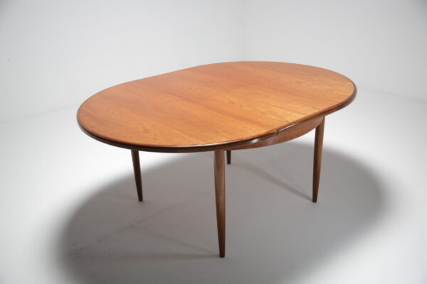 G Plan circular teak dining table