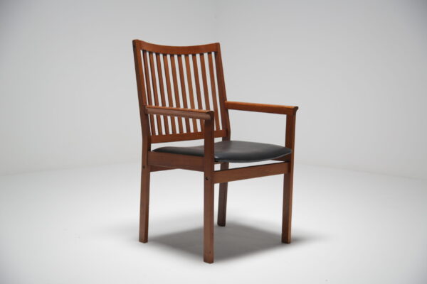 Danish slat back Windsor style armchair