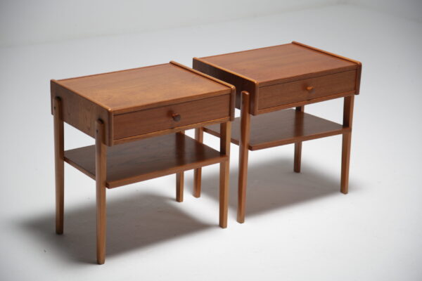 Pair of Teak bedside tables