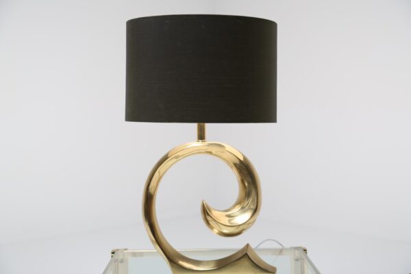Mid-century brass lamp by Erwin Lambeth, USA, 1983.