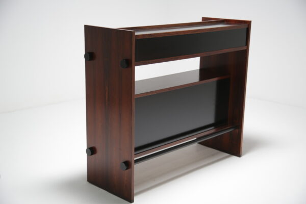 Vintage Rosewood Home Bar, Denmark, 1960s.