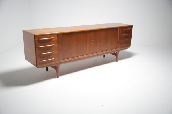 Teak Sideboard Model 15 by Johannes Andersen for Uldum Møbler, Denmark, 1950s.