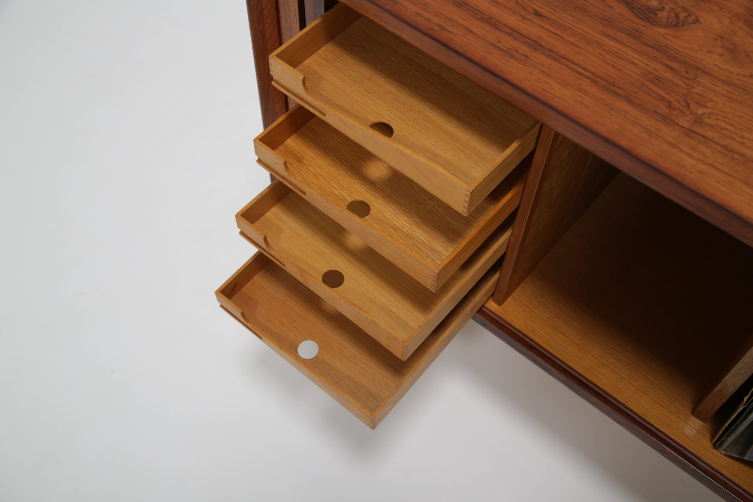 Mid-Century Rosewood Collectors Vinyl Storage Sideboard Unit 13