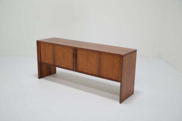 Mid-Century Rosewood Collectors Vinyl Storage Sideboard Unit, Denmark, 1960s.