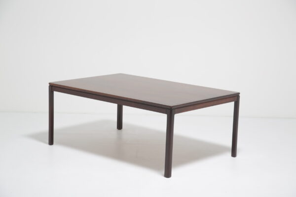 Grand Mid-Century Swedish Coffee Table in Figured Rosewood, Sweden, 1960s