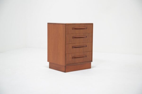 Teak Chest of Four Drawers "Fresco" by G-Plan, United Kingdom, 1960s.