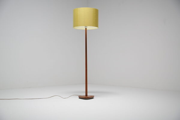 Vintage Teak Floor Lamp Model "164-1" by ESE Lighting, Sweden, 1950s.