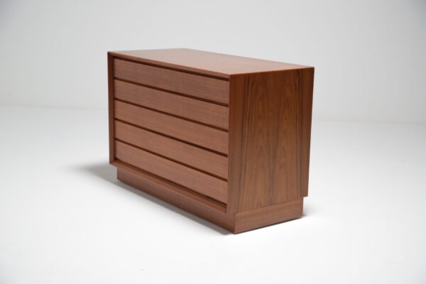 Teak Chest of 5 Drawers, Denmark, 1960s.