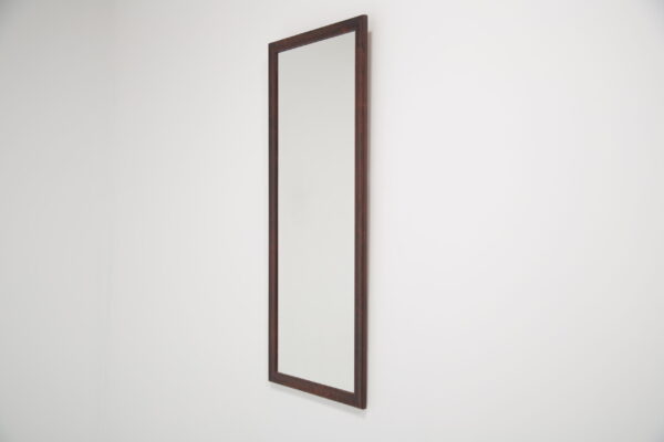 Vintage Danish Rosewood Mirror, 1960s.