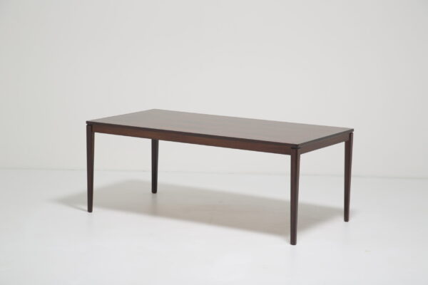 Grand Mid-Century Danish Coffee Table in Figured Brazilian Rosewood, Denmark, 1960s