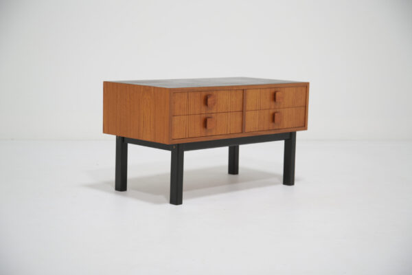 Vintage Swedish Teak Drawer Media Unit, 1960s.