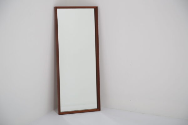 Vintage Swedish Teak Framed Mirror "Tanja K 18", 1960s