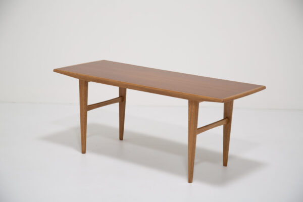 Vintage Swedish Teak & Oak Coffee Table, 1960s.