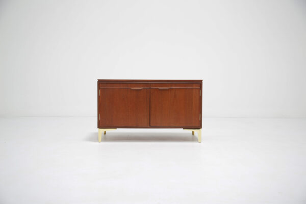 Vintage Teak Vinyl Records Unit, Sweden, 1960s.
